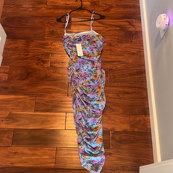 NWT Veronica Beard Quiana Floral-Print Dress